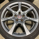 JDM FD2 Civic Type R Silver Wheels and Tires